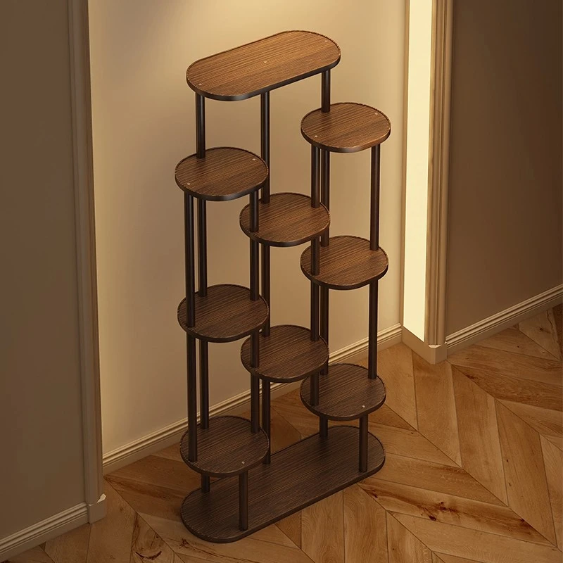 茶室氛围布置展示架实木中式博古架放茶叶架子置物架高级感摆放架