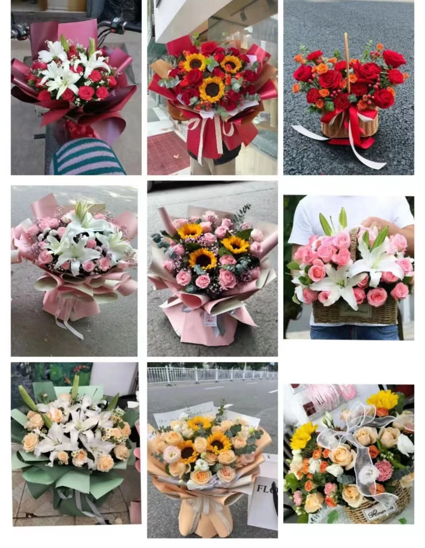 各款花束，只发库尔勒