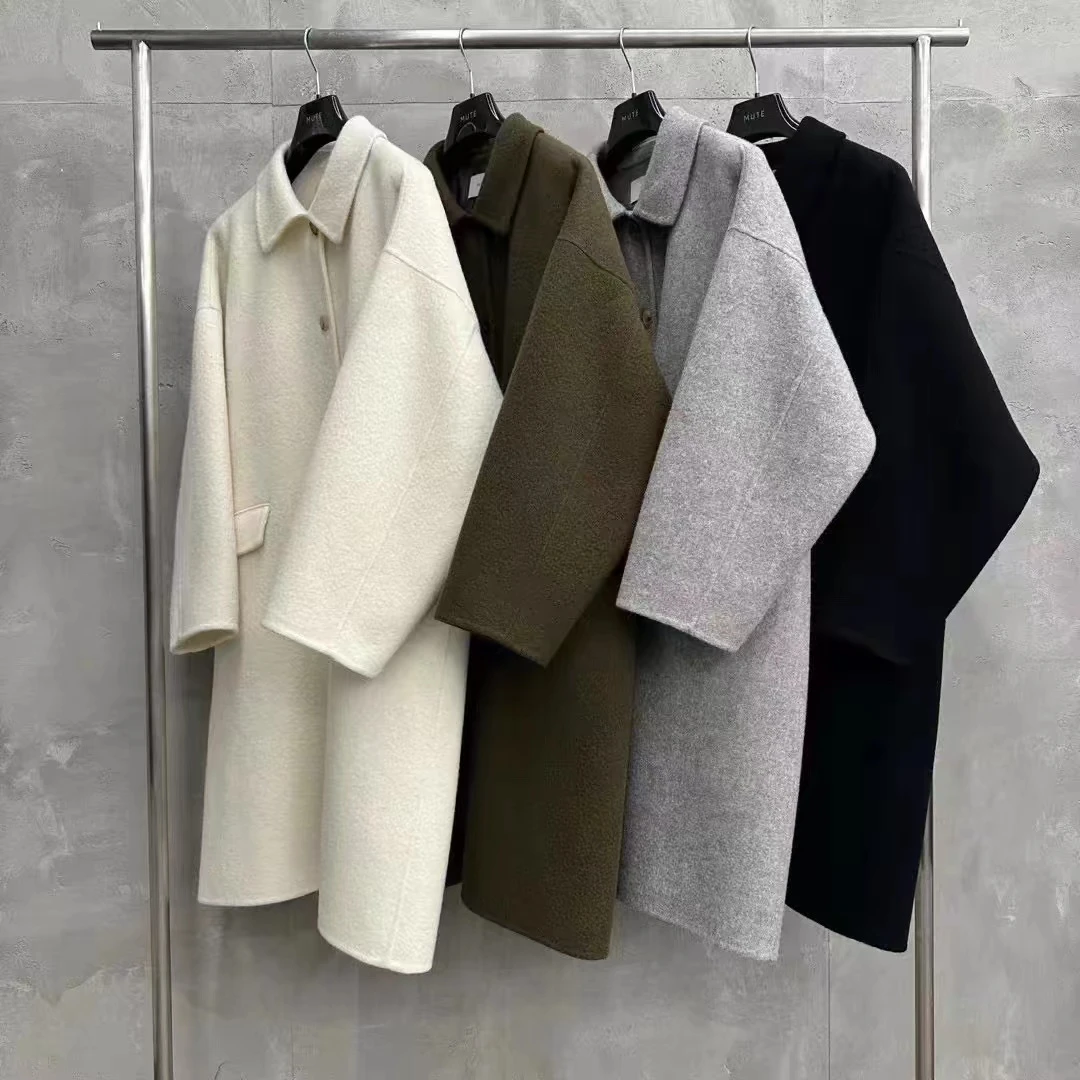 东大门M简约中长款大衣/NO退换