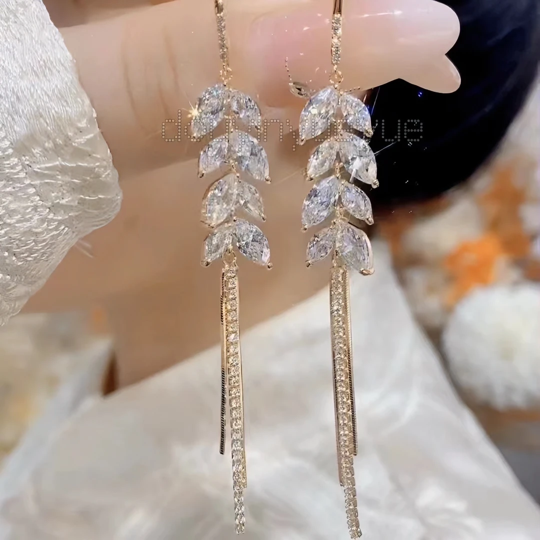 铜合金耳饰 百搭时尚重工气质精致轻奢优雅韩版B011