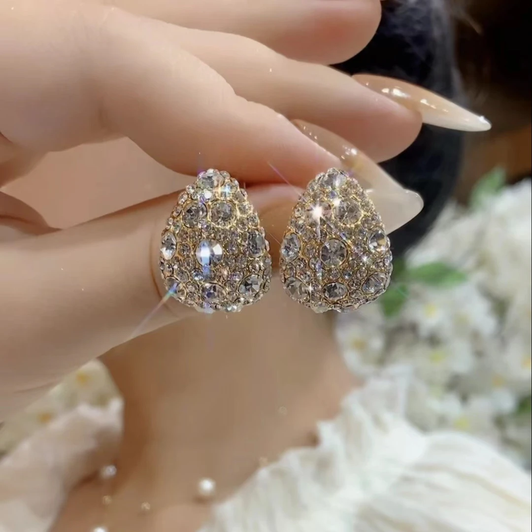 铜合金耳饰 【满天星】铜合金网红时尚耳环Y25气质