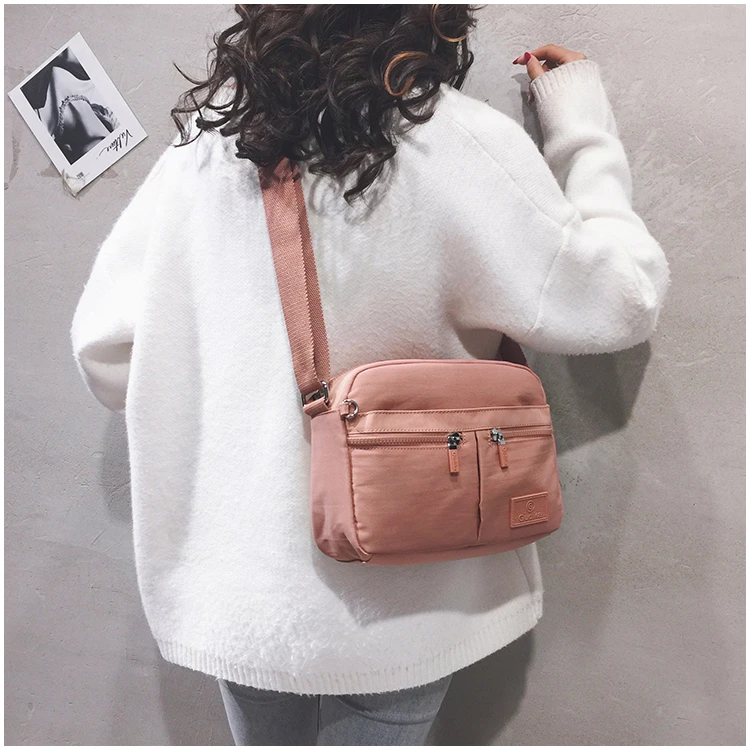 ins超火质感牛津布尼龙包包女2025新款单肩斜挎包轻便大容量旅行