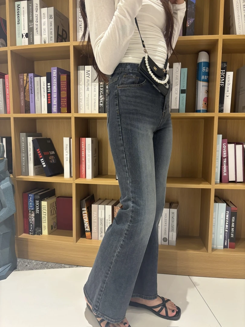 【No退No换】东大门正品微喇叭牛仔裤