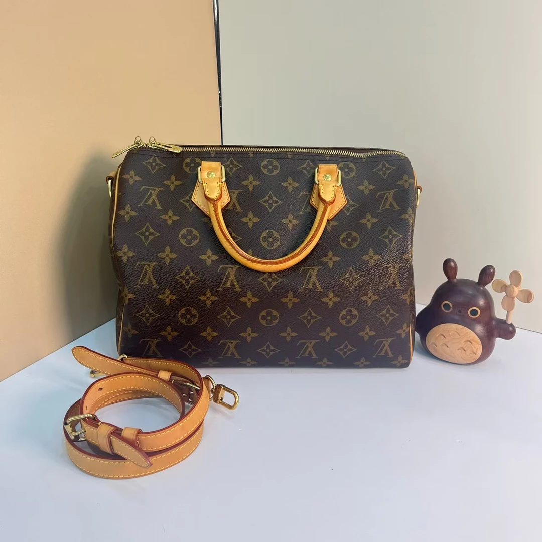 95新 LouisVuitton/路易威登 SPEEDY30/MB2133【七宝二奢】