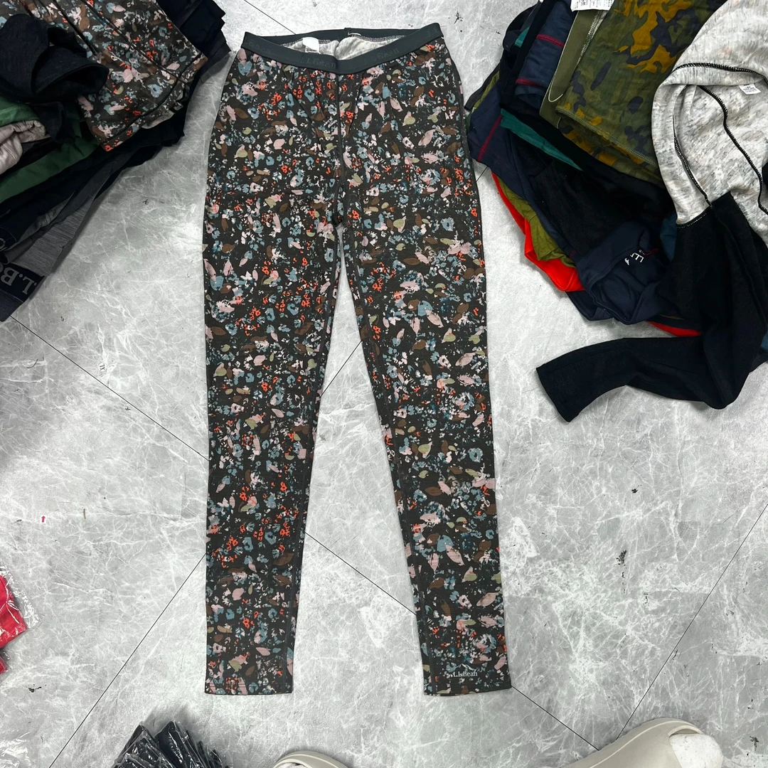 碎花裤——秋裤贴身层女款长裤保暖内搭家居印花休闲裤女士