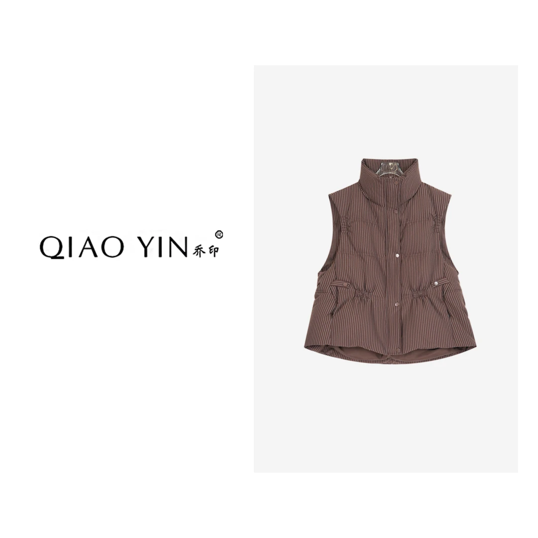 2024秋冬新款气质轻奢时尚休闲女士无袖女装马夹QY25689