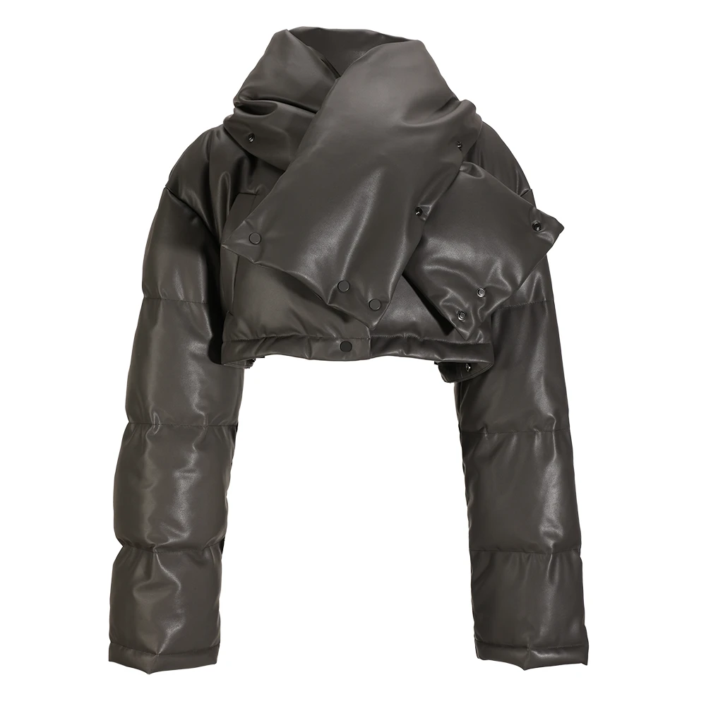 YOEYYOU 设计师可拆卸短款羽绒服时尚百搭女士保暖秋冬休闲女款