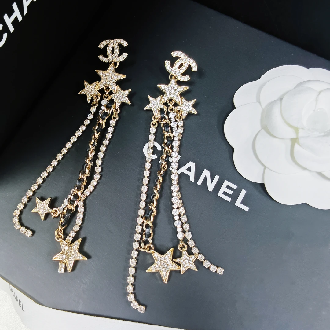 全新未使用 Chanel/香奈儿 耳环流苏时尚百搭高级欧美