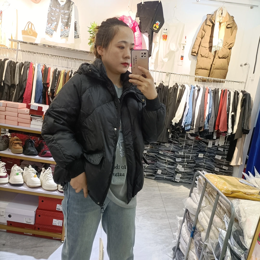 加肥加大显瘦款羽绒棉衣