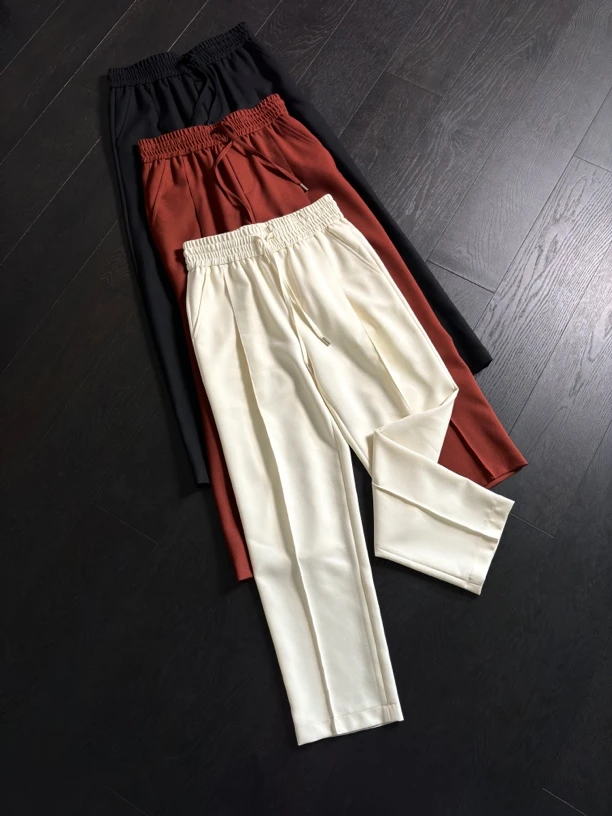 DRUNKCORNER 24529#秋季抽绳休闲裤男士秋季运动百搭