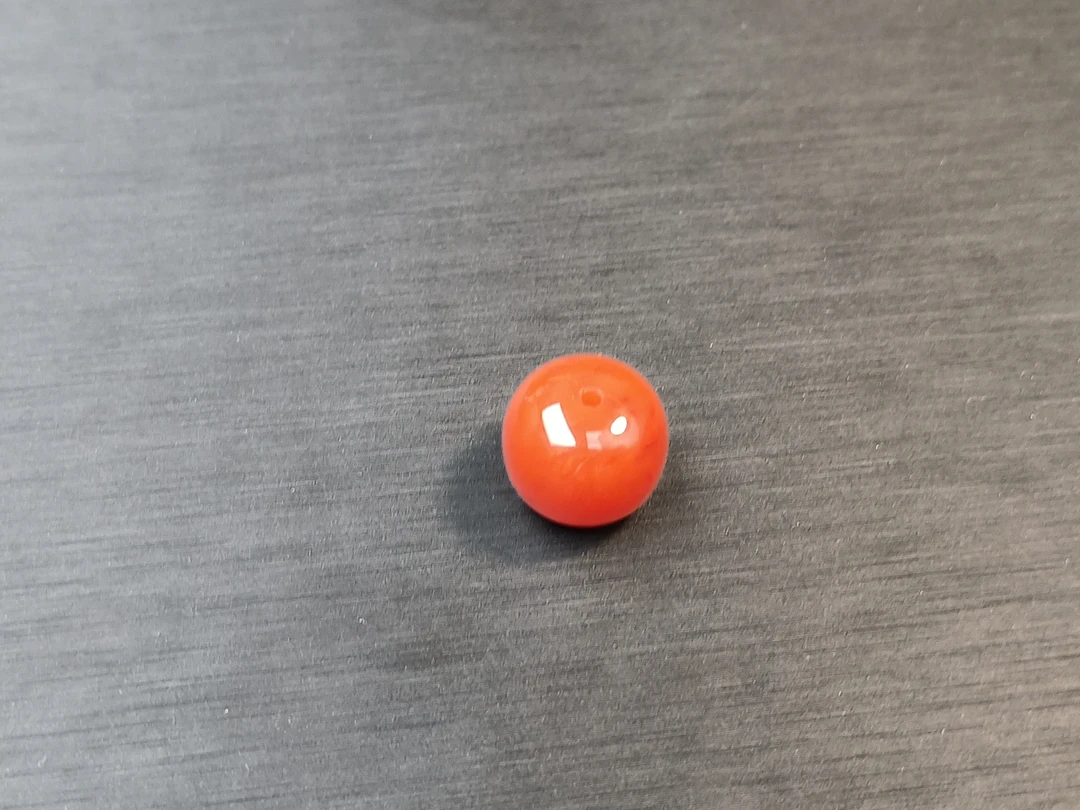 南红保山大黑洞11mm老型单珠