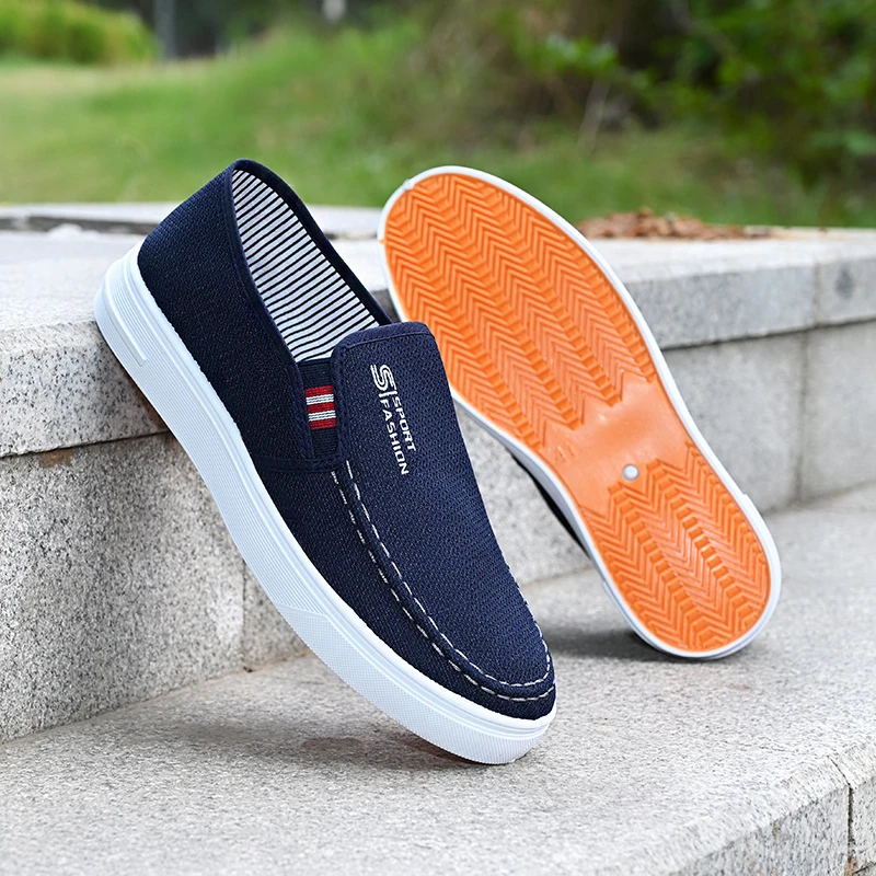 老北京布鞋透气耐磨新款中老年爸爸鞋工作薄款男款布鞋男平底