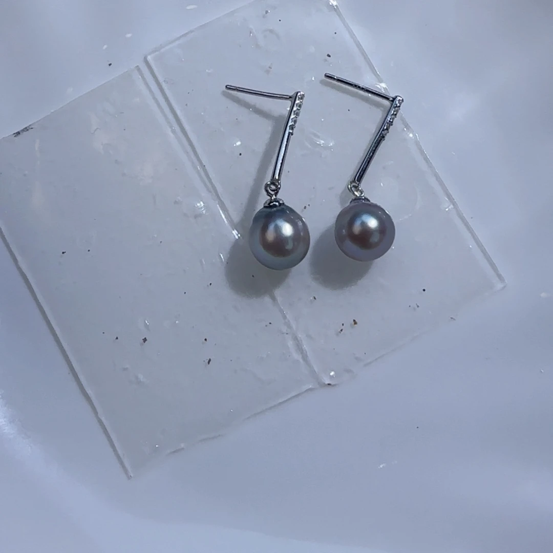 海水珍珠耳饰未镶嵌
