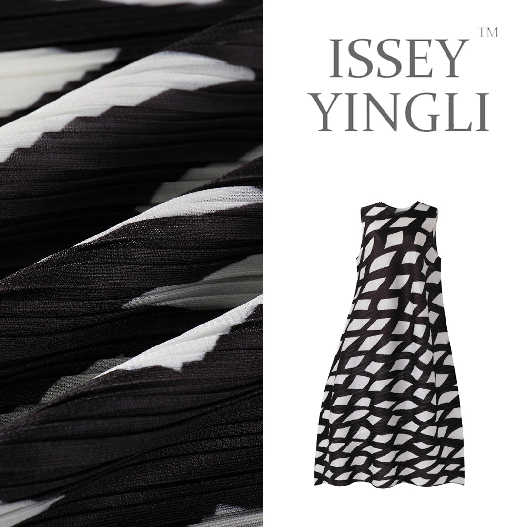 莉褶高端褶皱女士连衣裙时尚百搭高级感裙子女宽松气质连衣裙2087