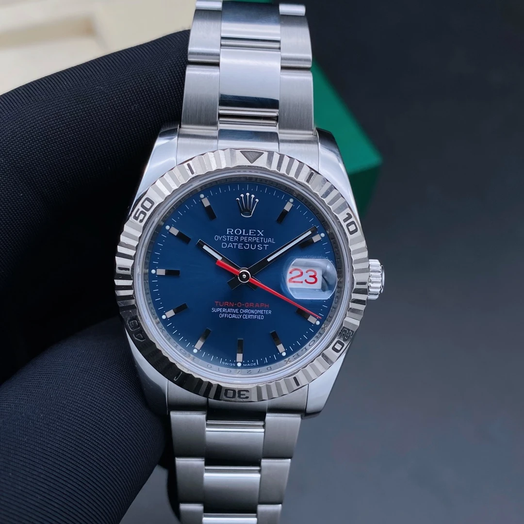 99新 Rolex/劳力士 日志116264男表/爬山虎/自动机械/表径37