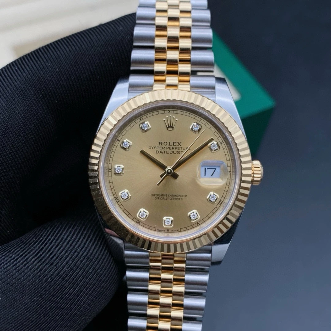 99新 Rolex/劳力士 22年全套日志126333金盘钻/机械男表/表径41