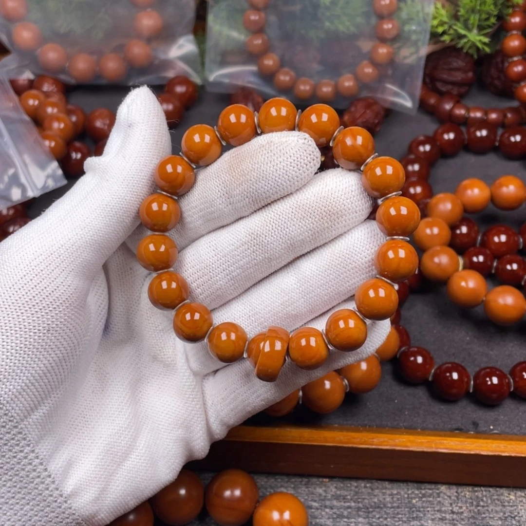 橄榄核手串?*蚁1.18精卡老树铁核