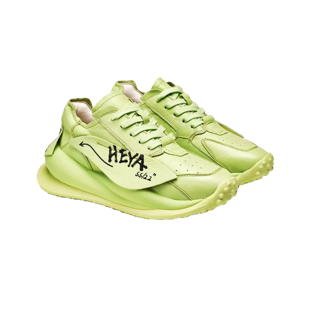 2023春季欧洲站男鞋潮鞋百搭透气鞋运动休闲鞋老爹鞋厚底夏季系带