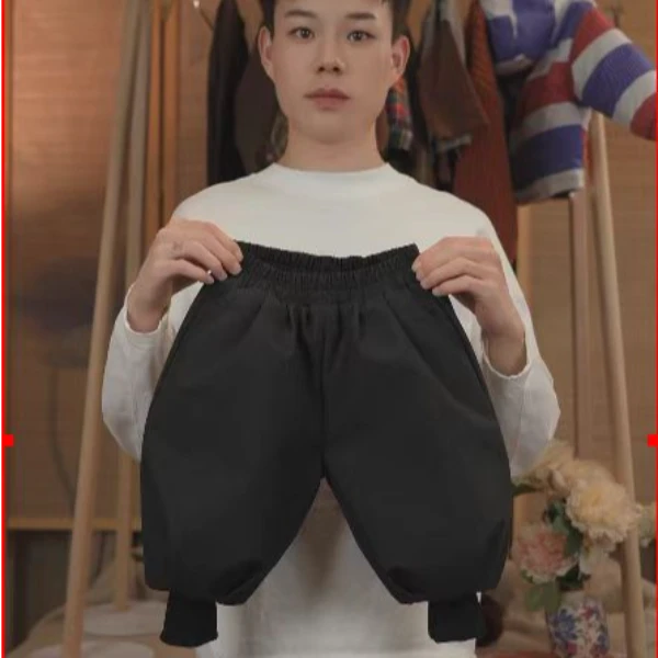 【ZBAO专属】2024入冬新款百搭加绒加厚款休闲裤N