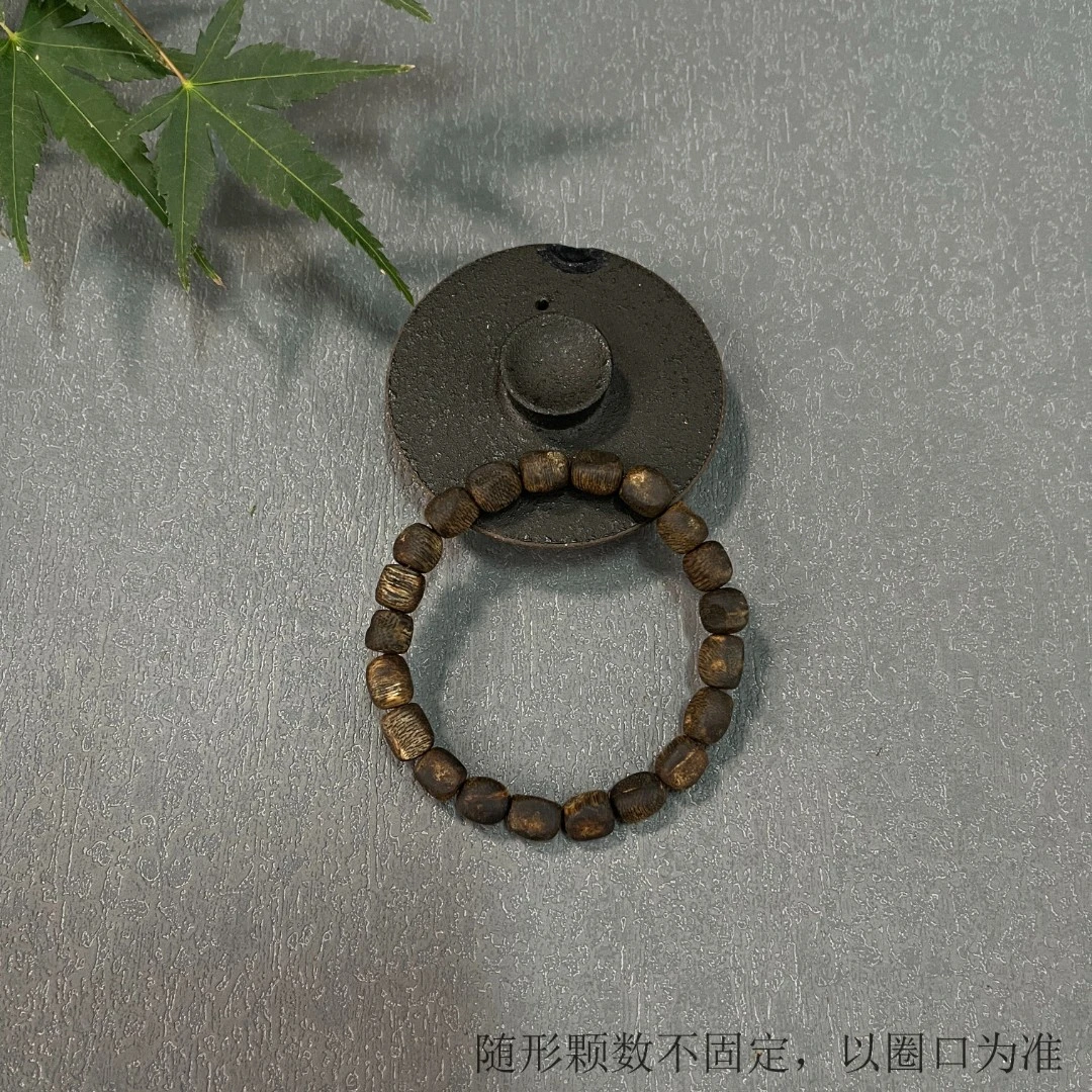 善玺 莺歌绿棋楠随形单圈沉香手串 多样性发货一条（32）5