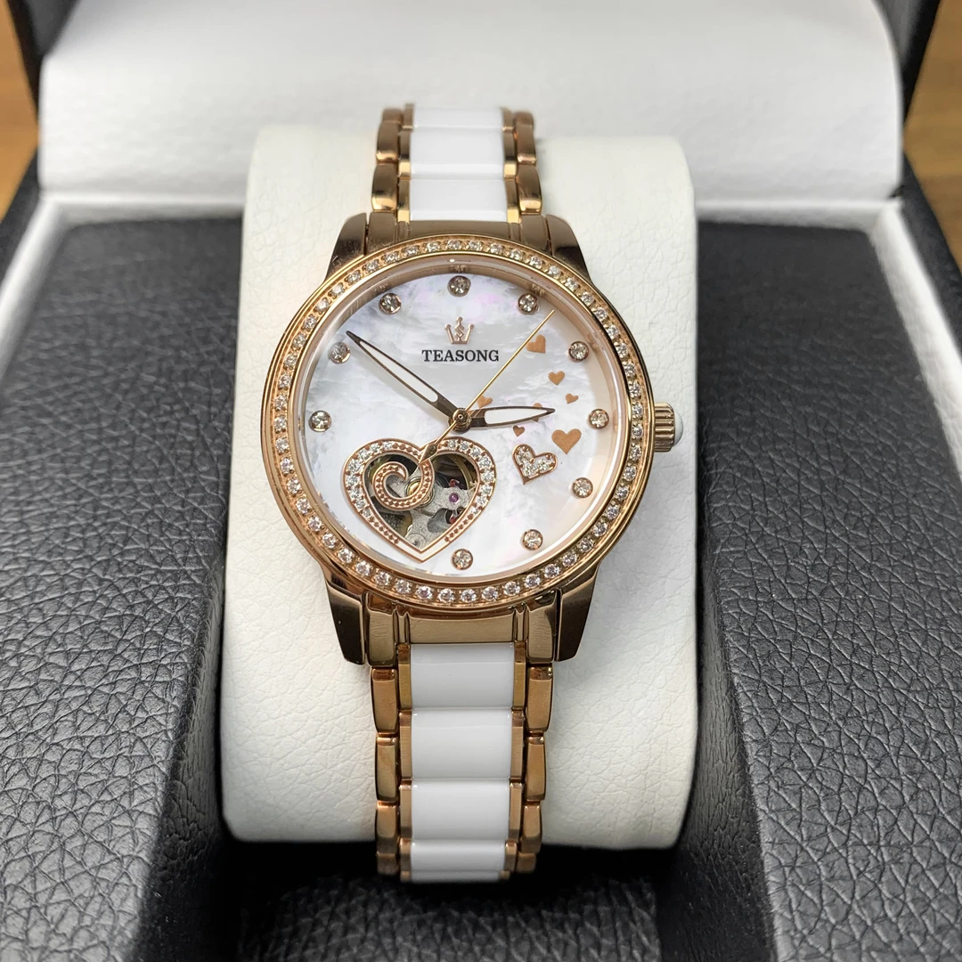 A6031*全自动机械表*女士高档气质轻奢时尚腕表*商务夜光防水手表