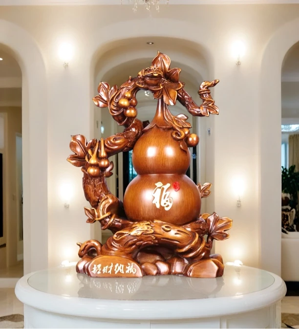 SZJ超大号/招财纳福高端家居商业空间摆件【长60*宽30*高85厘米】