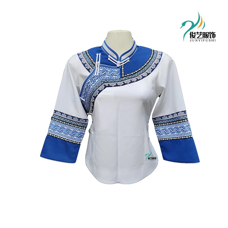 2024夏季新款民族风仙气复古女装白色女长袖上衣拍照服日常生活装