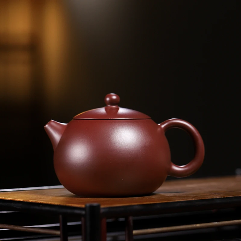 京峰阁宜兴正宗紫砂壶 原矿紫泥西施壶 纯全手工泡茶壶功夫茶具