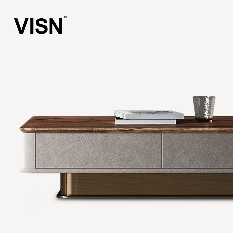 VISN【B235】“玲珑”系列现代轻奢方茶几 别墅全屋高定客厅意式茶几