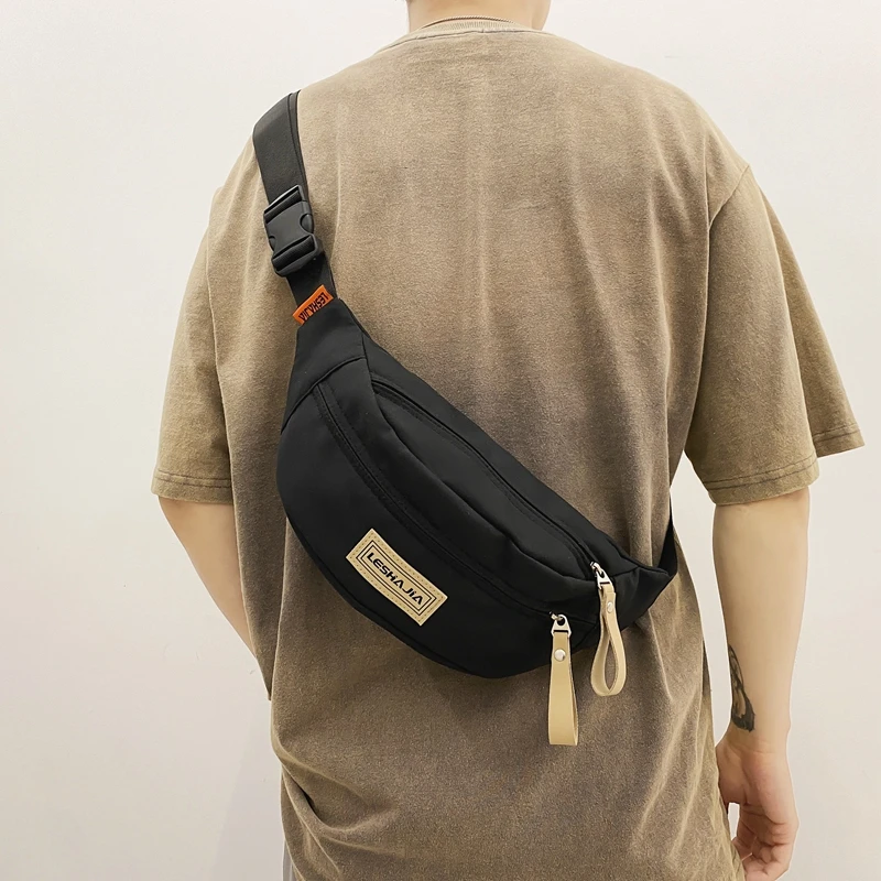 胸包斜挎包单肩包包手机包收银包多功能男女户外时尚百搭轻便