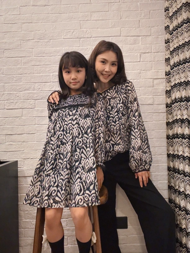 哈萨克风格母女装