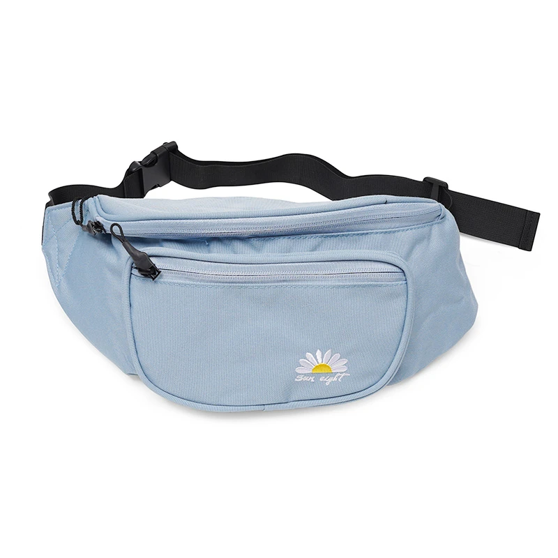 【阳光8点】时尚休闲潮流百搭撞色轻便男士女士斜挎包腰包#90036