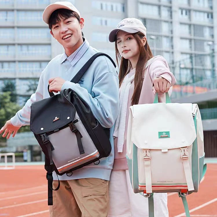 【阳光8点-澳普森】大学生双肩包学院风潮流双肩包女简约休闲#10305