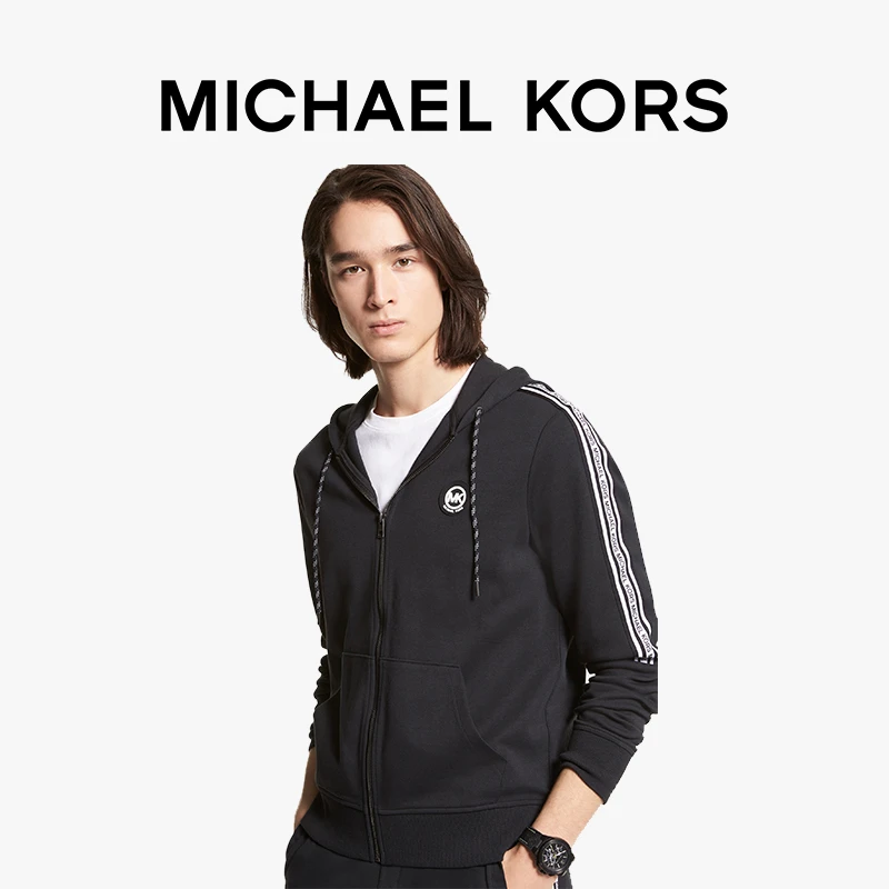 Michael Kors 男士 Logo 饰边连帽运动休闲外套男装