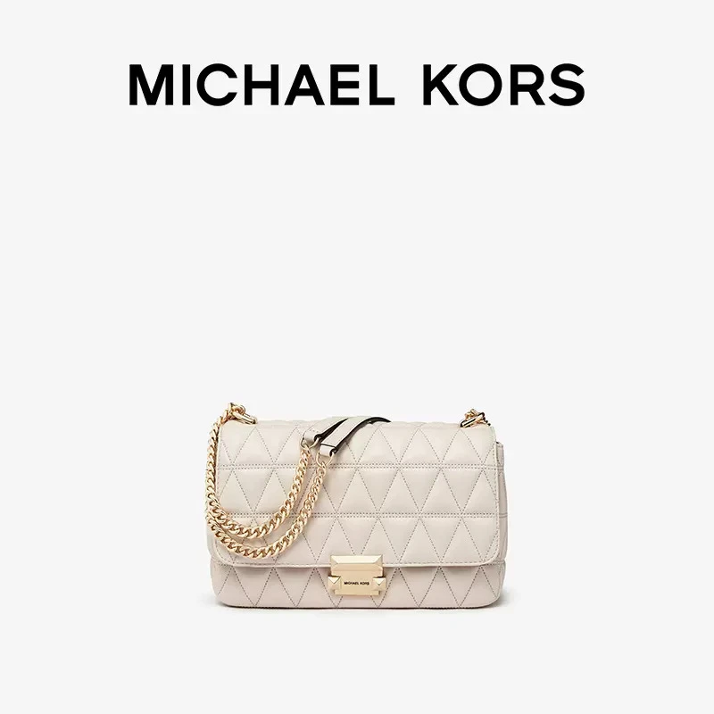 【甄选礼物】MICHAEL KORS Sloan 女士大号皮质斜挎单肩包