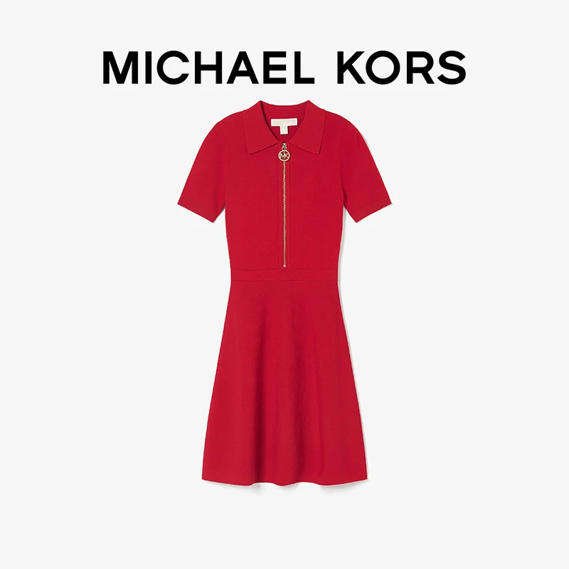 MICHAEL KORS 女士 A 字针织连衣裙