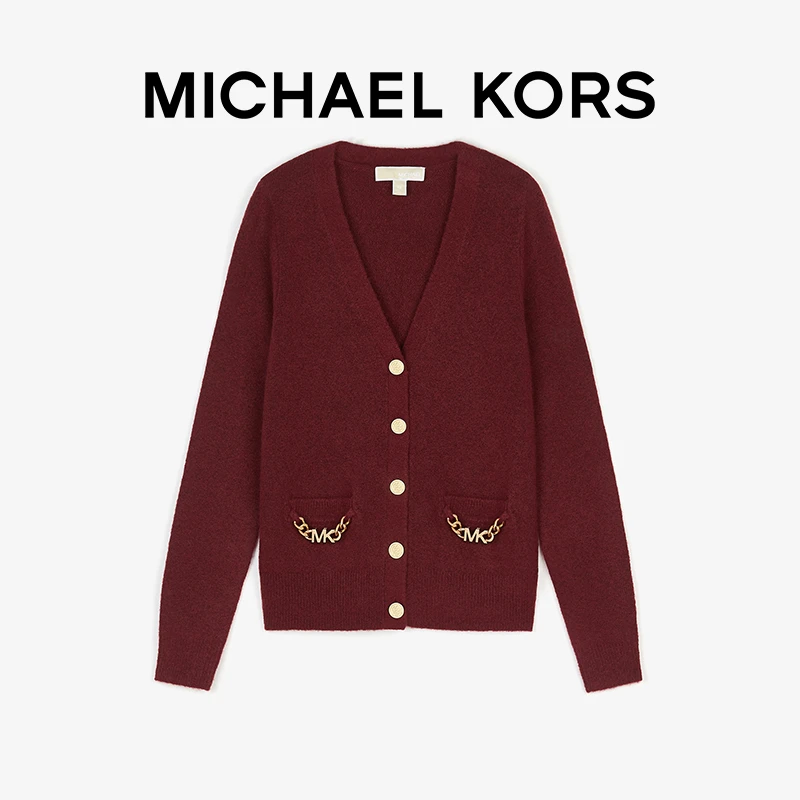 MICHAEL KORS 女士开衫毛衣外套针织衫上衣长袖