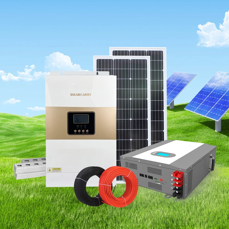 SOLARCARRY/东方旭能太阳能光伏发电系统离网家用储能5度全套