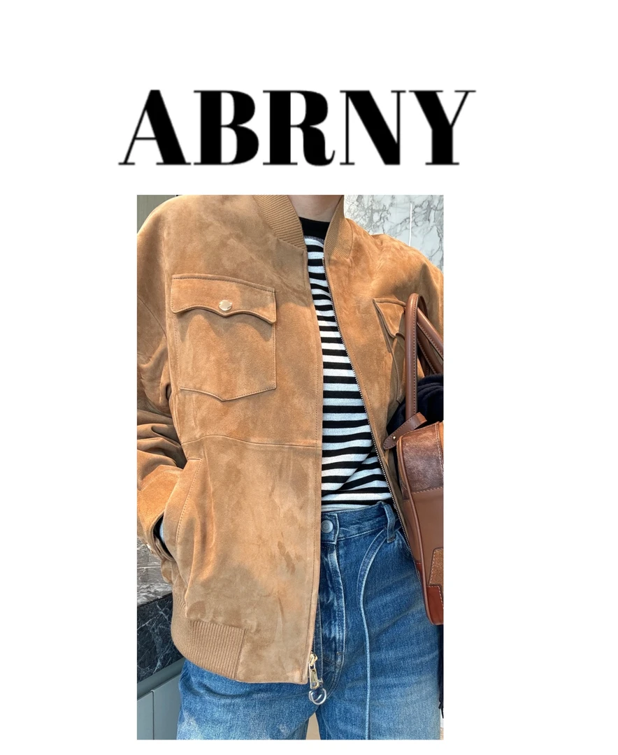 许小黑【伯克利】真皮皮衣外套百搭休闲秋冬气质轻奢3261