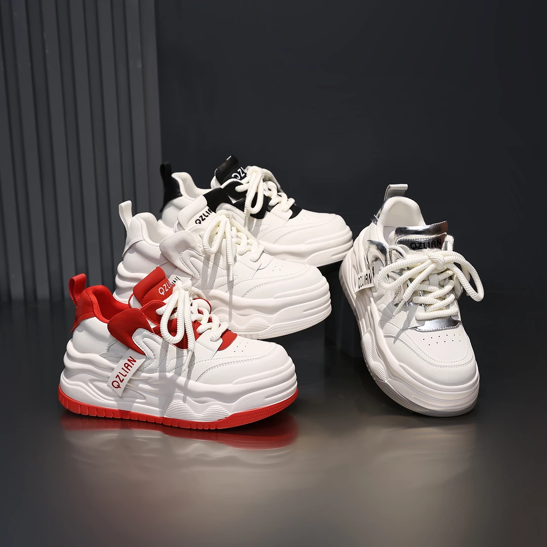 【现货】增高6cm2024春夏新款厚底时尚网红ins休闲运动百搭女鞋9320