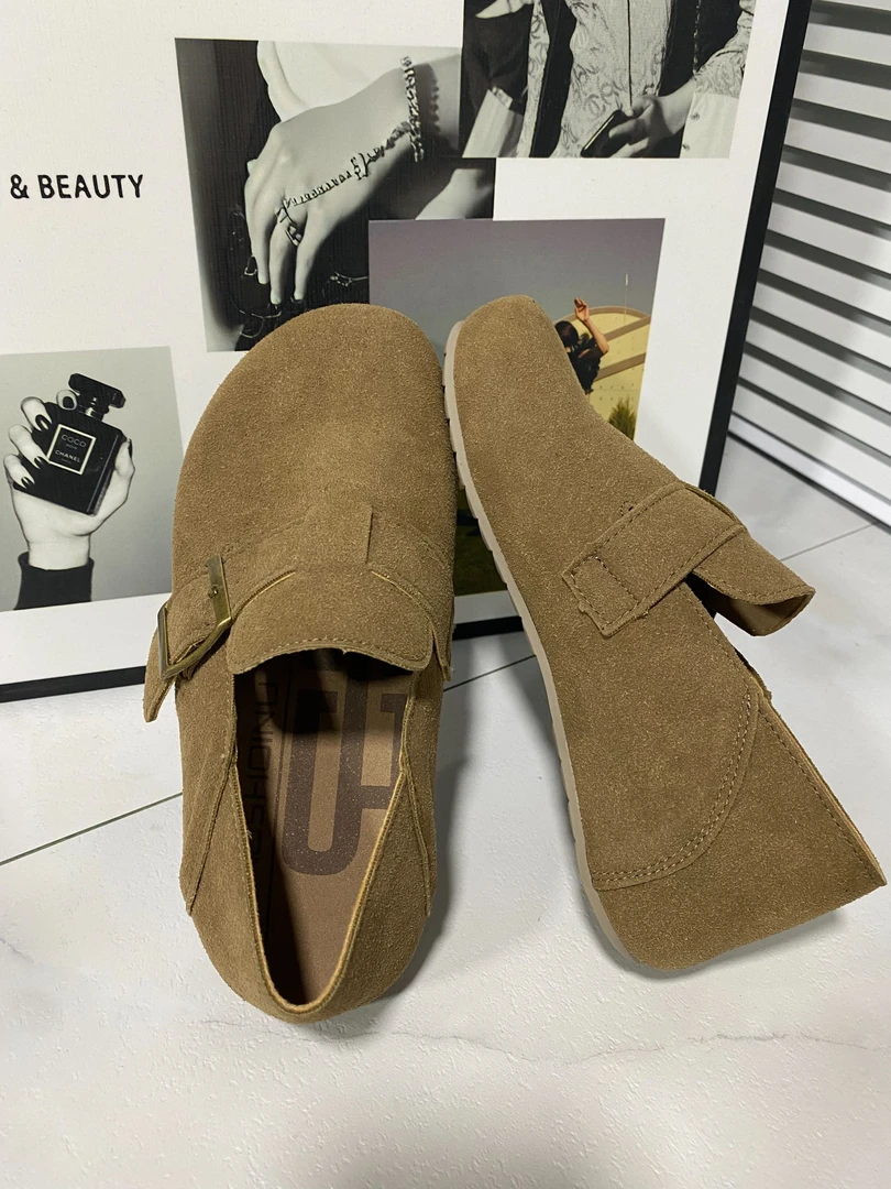 2024新款三喜同款内增高软底女外穿高级感显瘦百搭休闲勃肯单鞋