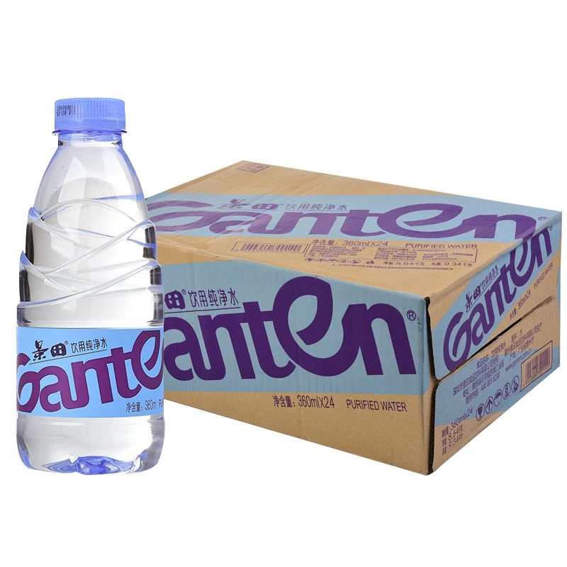 景田纯净水360ml*24瓶景田360ml*12瓶时尚健康饮用规格产品