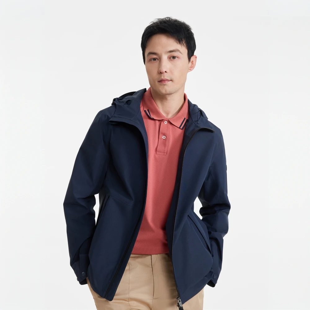 AIGLE 休闲户外GORE-TEX防风防雨透汽夹克冲锋衣外套男AW46