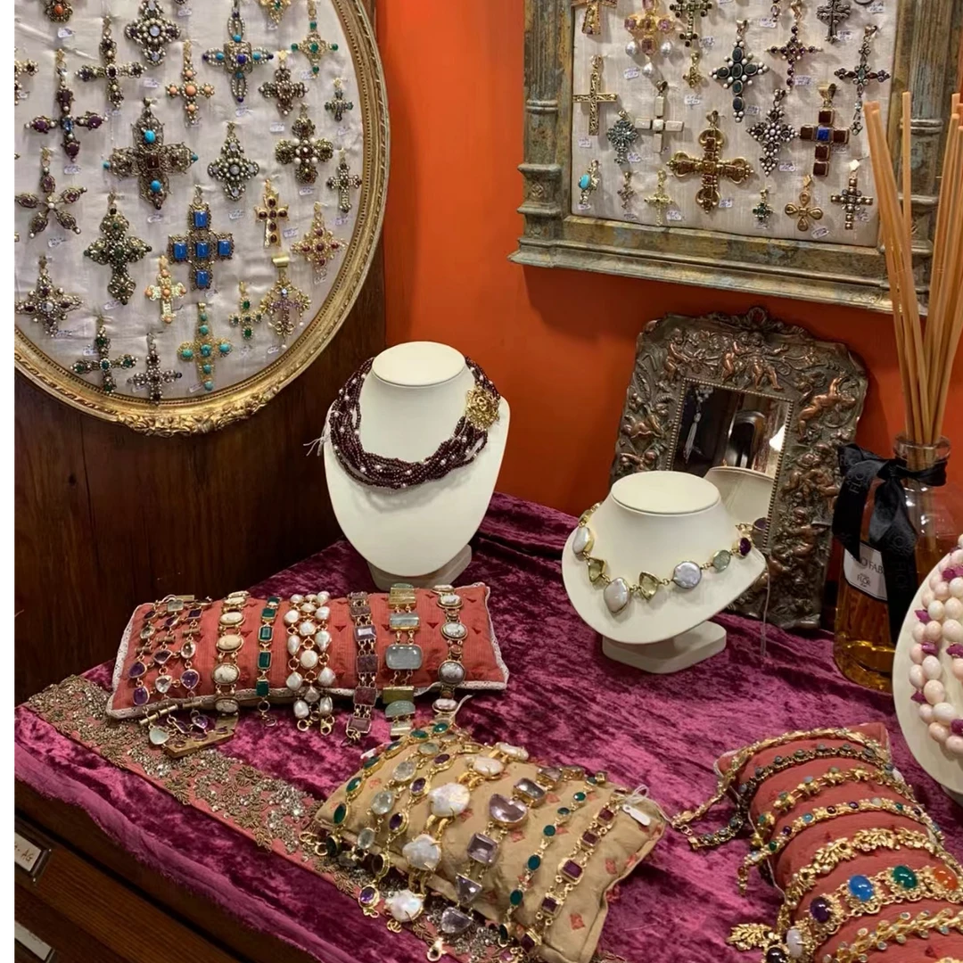 铜合金仿珍珠耳饰 中古首饰气质气质气质轻奢饰品时尚手工