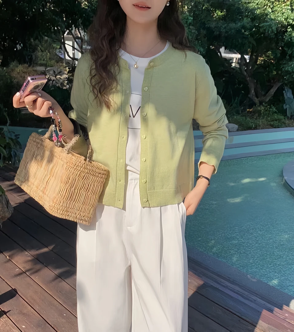 401-499针织衫春秋时尚百搭休闲简约