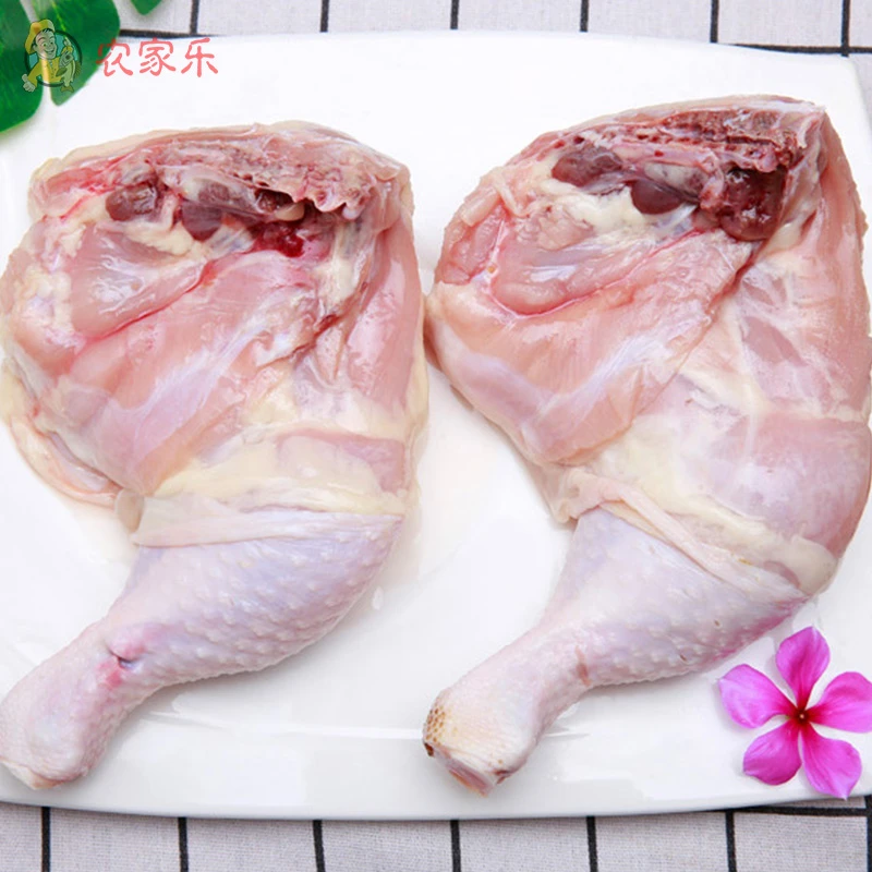 新鲜鸡边腿5斤生鲜手枪腿冷冻琵琶鸡腿健身鸡肉烧烤 包冰率不含冰