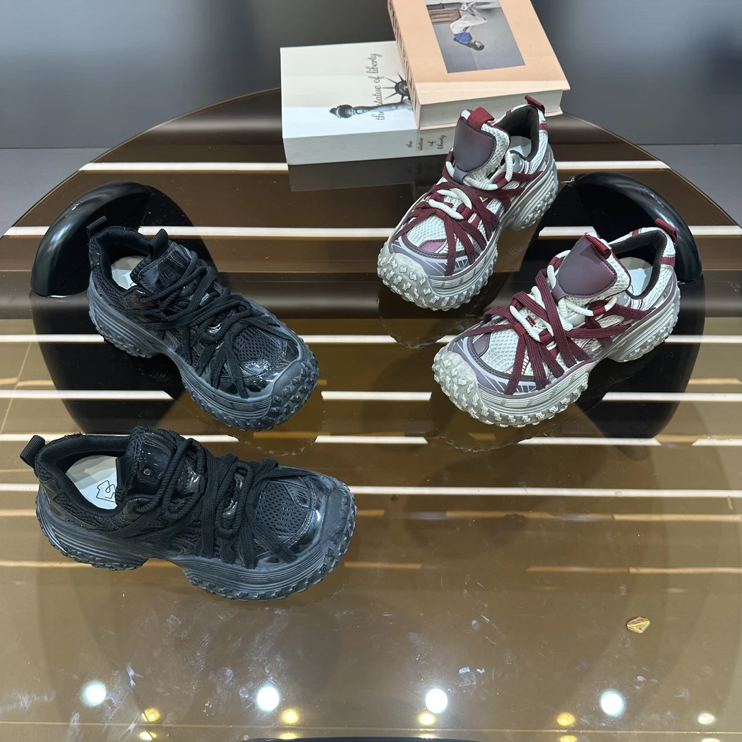 女鞋网红厚底复古老爹鞋2024夏新款韩版增高休闲拼色运动鞋