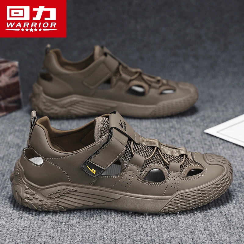 回力凉鞋男款冬季外穿防滑户外运动休闲两用包头洞洞沙滩涉水凉拖