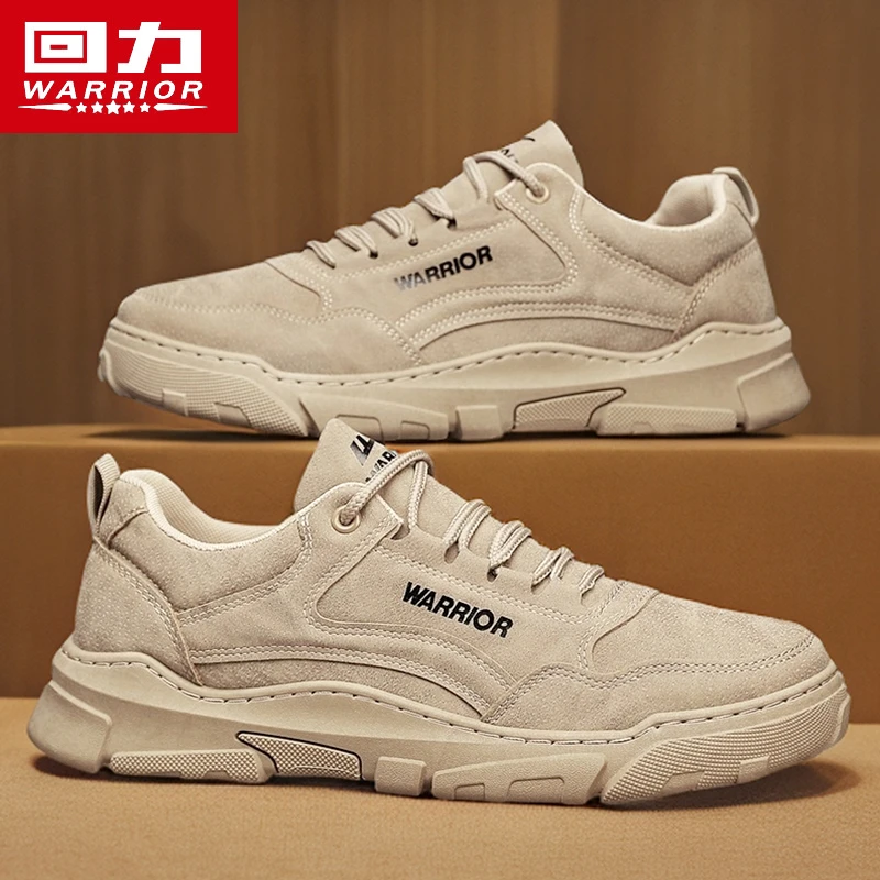 回力男鞋2025新款冬季厚底短靴子百搭英伦风马丁靴耐磨劳保工装鞋