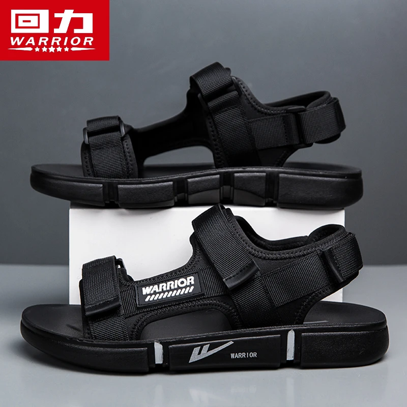回力凉鞋男款2025新款冬季外穿沙滩鞋防滑耐磨休闲运动黑色凉拖鞋
